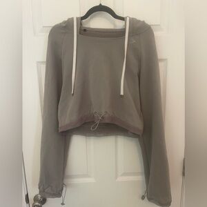 GYMSHARK x Whitney Simmons V1 Crop: Cinch Waist Pullover Hoodie